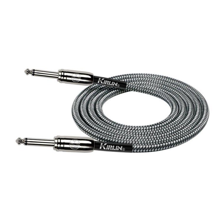 CABLE PLUG 6.3 MONO A PLUG 6.3 MONO 3 MTS TELA GRIS  KIRLIN2