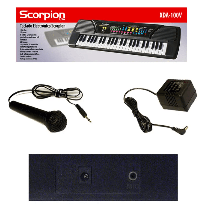 TECLADO MOD .XDA-100V SCORPION2