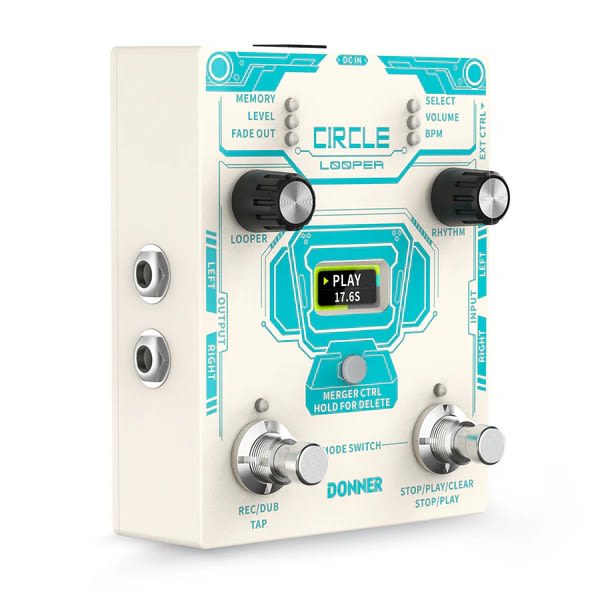 Pedal de guitarra looper Circle Donner6