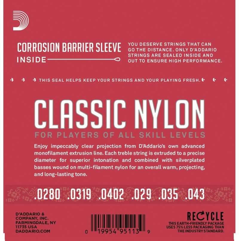 CUERDAS CLASICA TENSIÓN NORMAL DADDARIO1