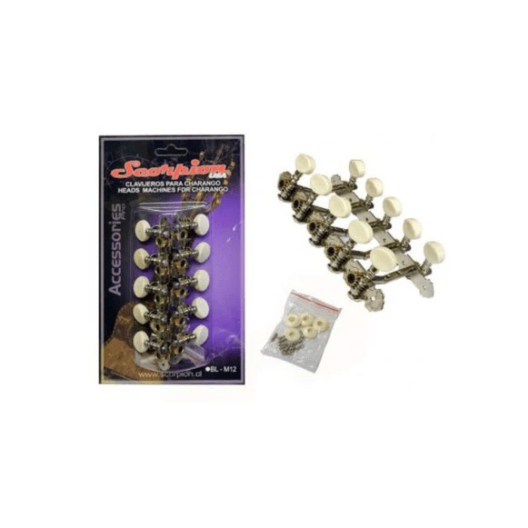 CLAVIJERO DE CHARANGO 10 CUERDAS SCORPION1