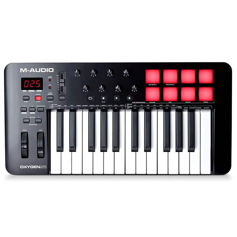 Controlador Midi Oxygen 25 Mkv M-Audio1