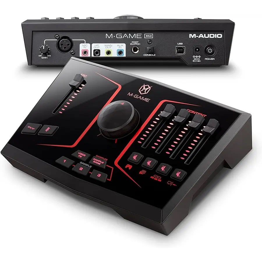 Interfaz De Audio Usb Para Streaming M-Game Solo M-Audio1
