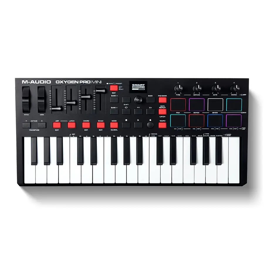 Controlador Midi Oxygen Pro Mini M-Audio1