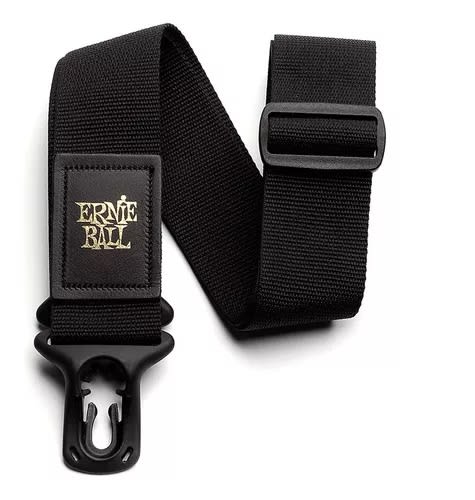 CORREA ERNIE BALL NEGRO POLY W/STRAPLOCK 40561