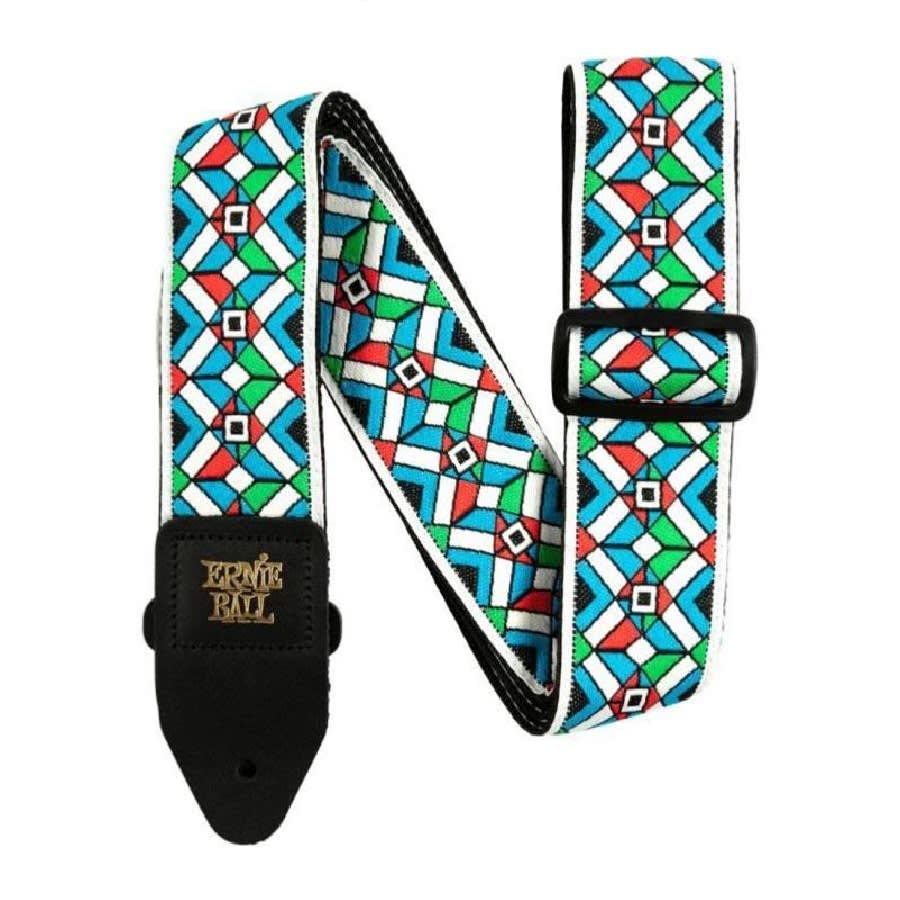 CORREA PARA GUITARRA ERNIE BALL  KALEIDOSCOPE BLUE JACQUARD STRAP1