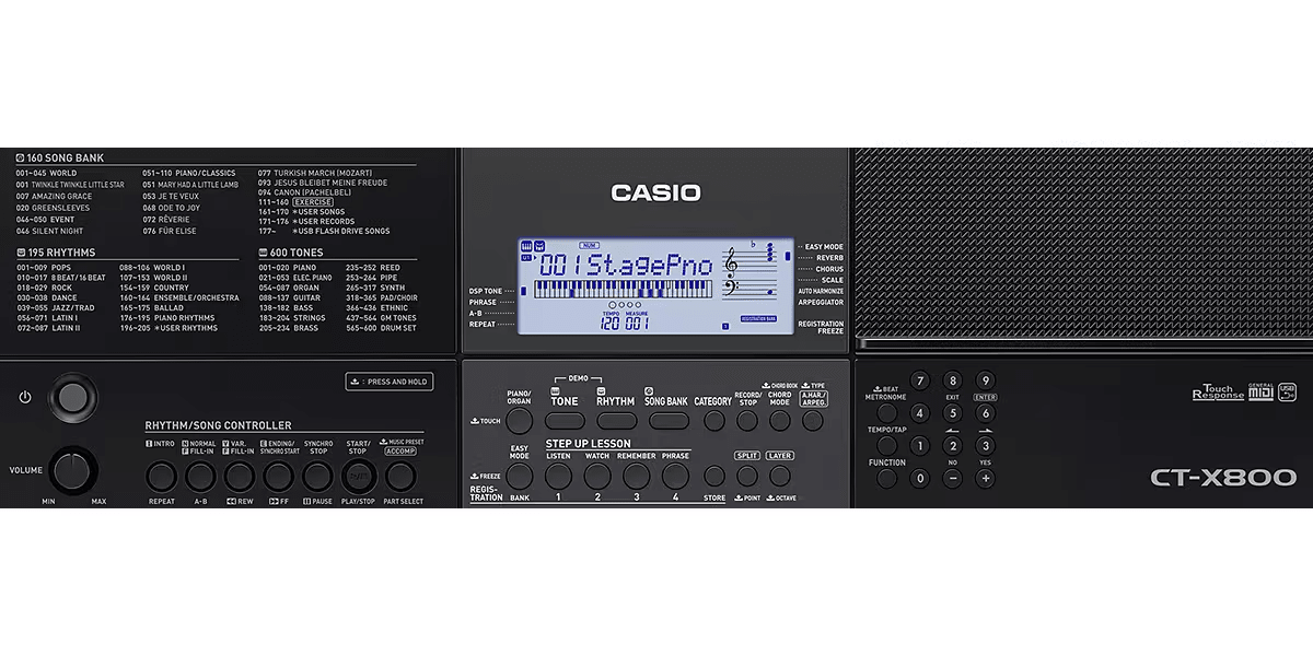 CT-X800C2 TECLADO PROFESIONAL 61 TECLAS3