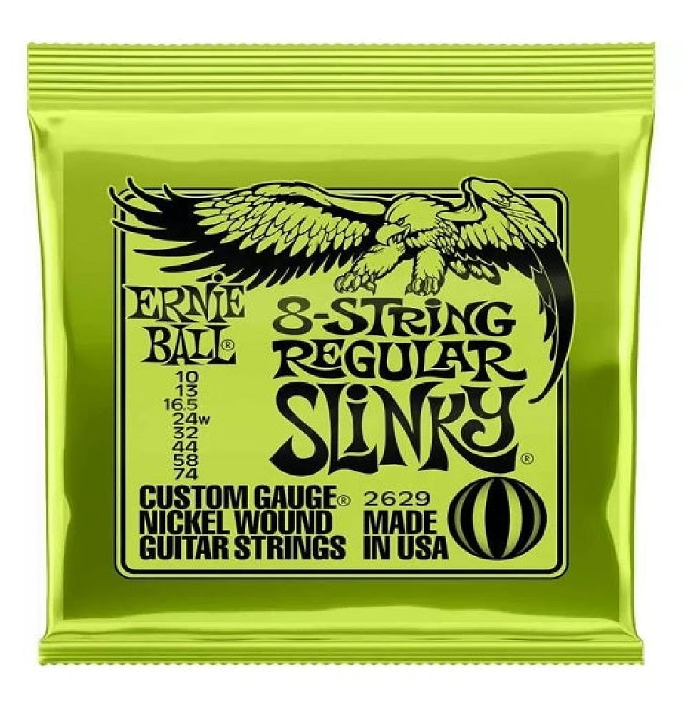 CUERDA DE GUITARRA ELECTRICA REGULAR SLINKY  8 CUERDAS ERNIE BALL1