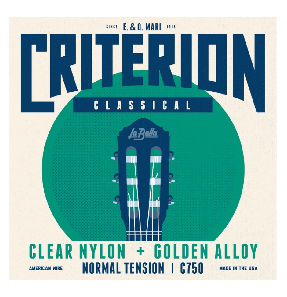 CUERDAS DE GUITARRA CLASICA CLEAR NYLON CRITERION C7501