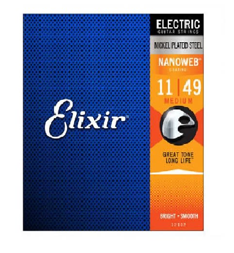 CUERDAS DE GUITARRA ELECTRICA 11/49 MEDIUM ELIXIR1