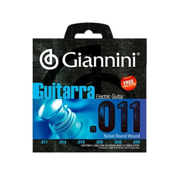 CUERDAS DE GUITARRA ELÉCTRICA 11-49 GIANNINI1