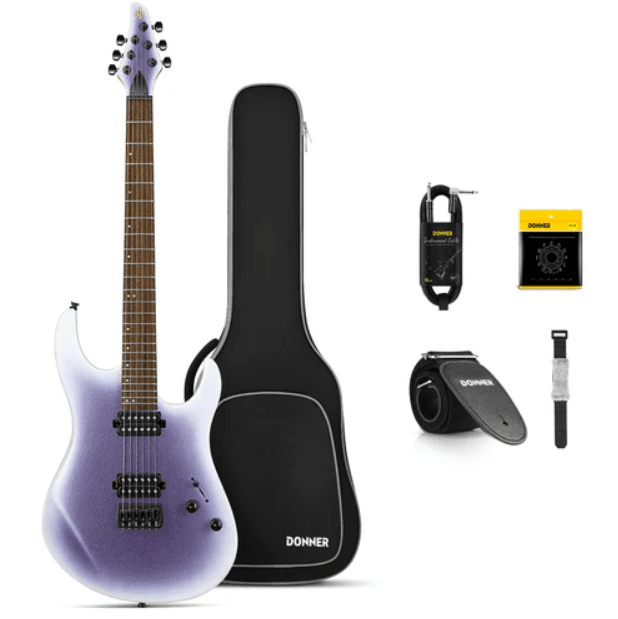 Guitarra Electrica Donner DMT-101B Metal1