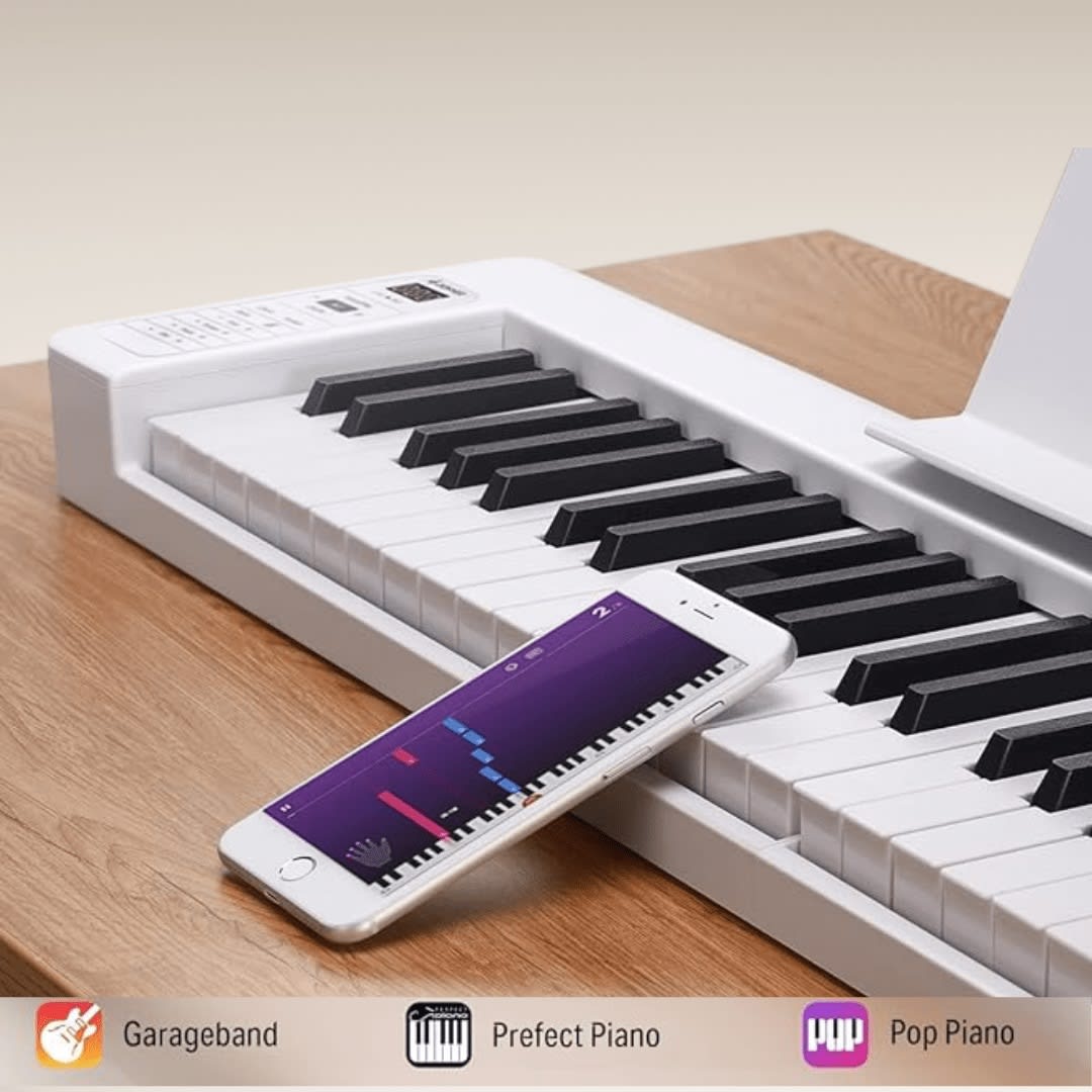 Teclado Plegable 61 Teclas Recargable2