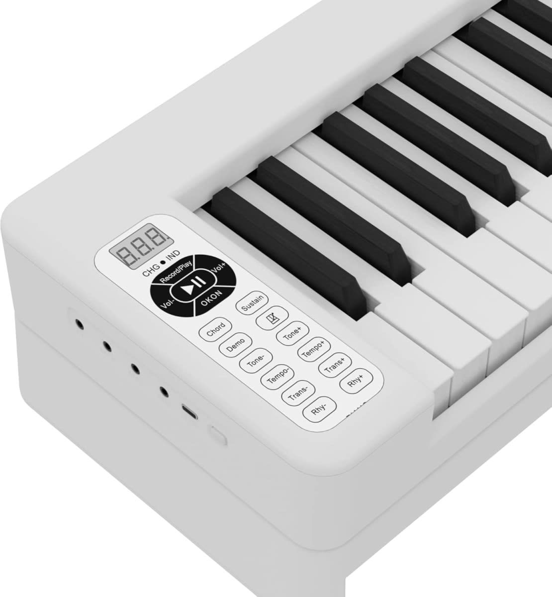 Teclado Plegable 61 Teclas Recargable1