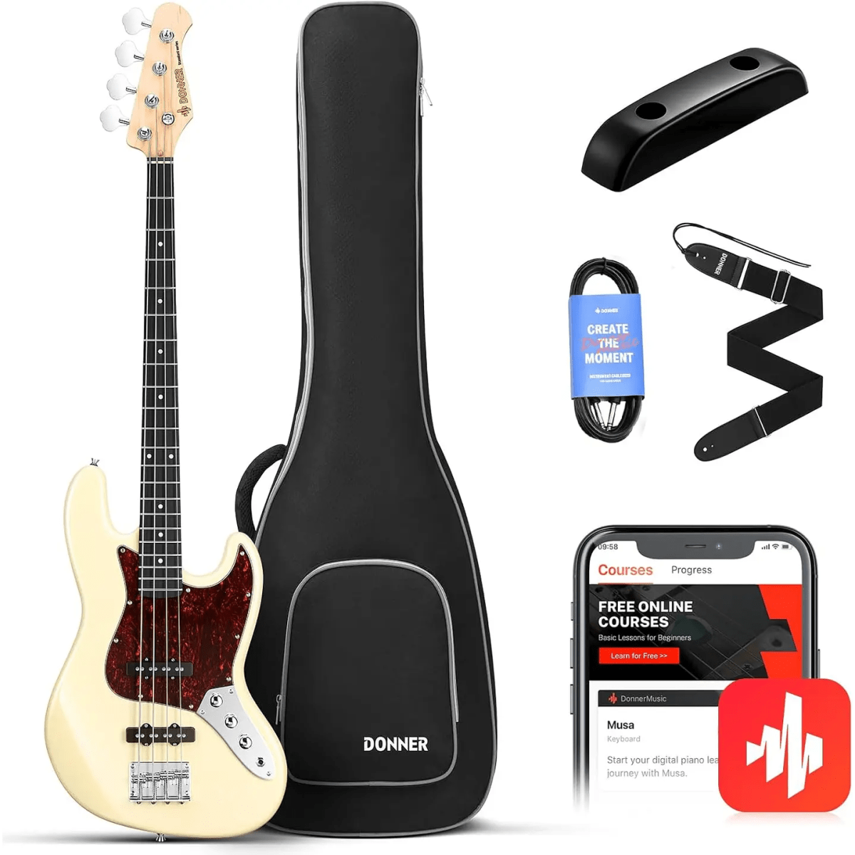 Pack Bajo Eléctrico DJB-510 White1