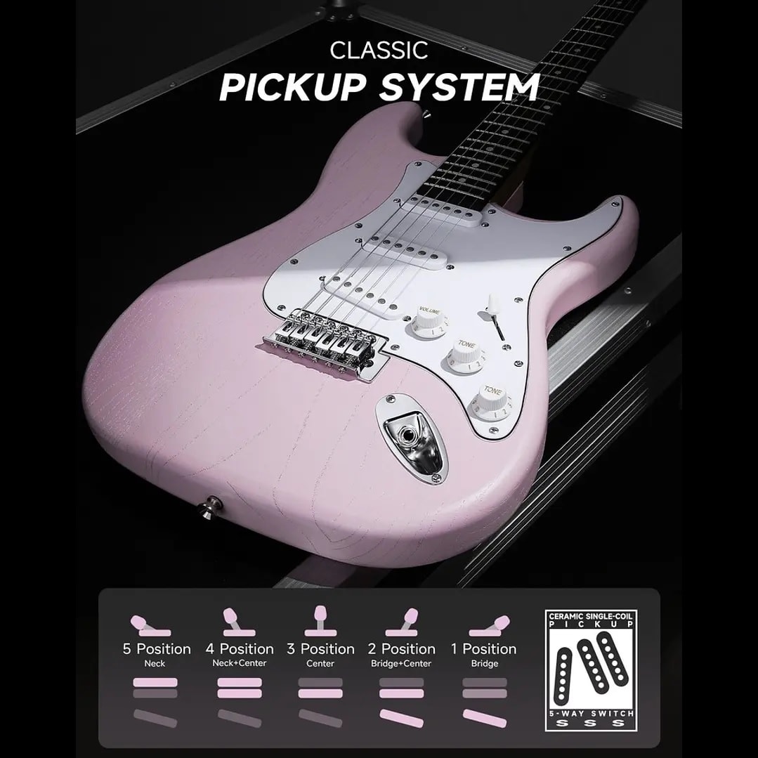 Donner DST-80 Shell Pink2