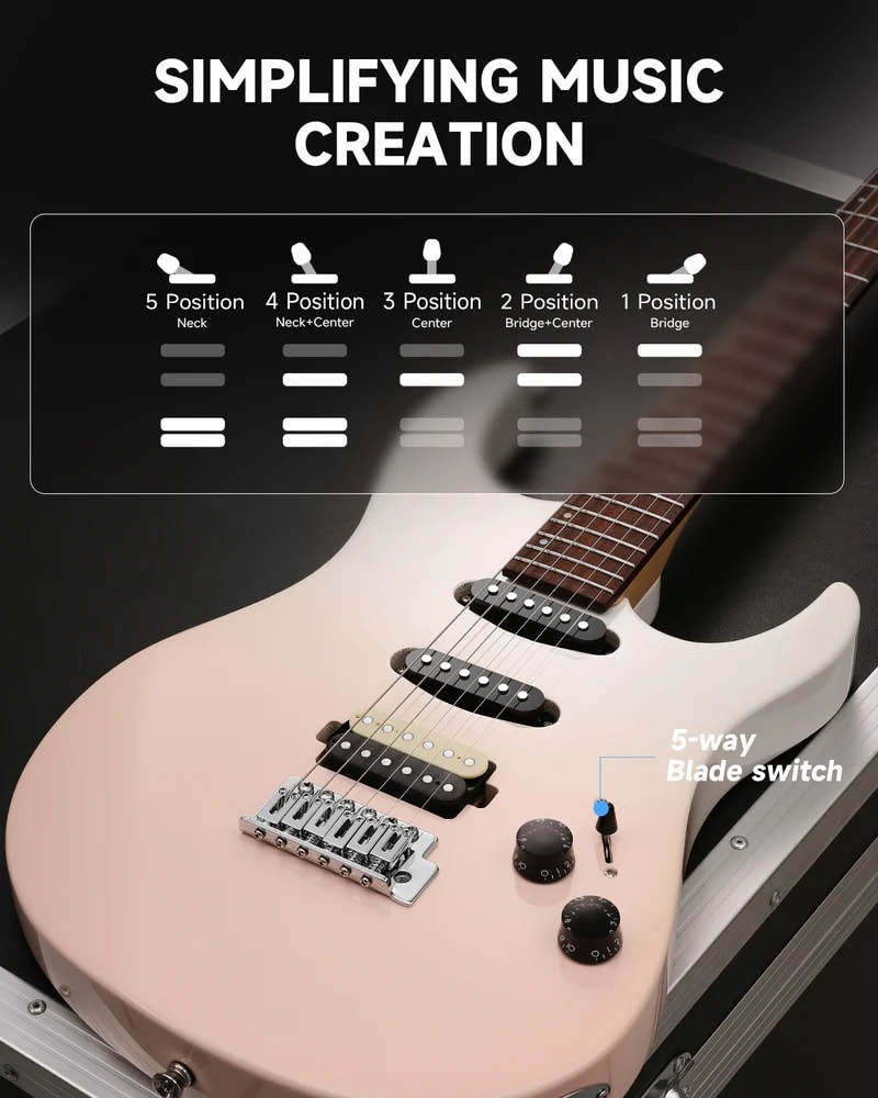 Donner DMT-66 – Guitarra eléctrica de 39