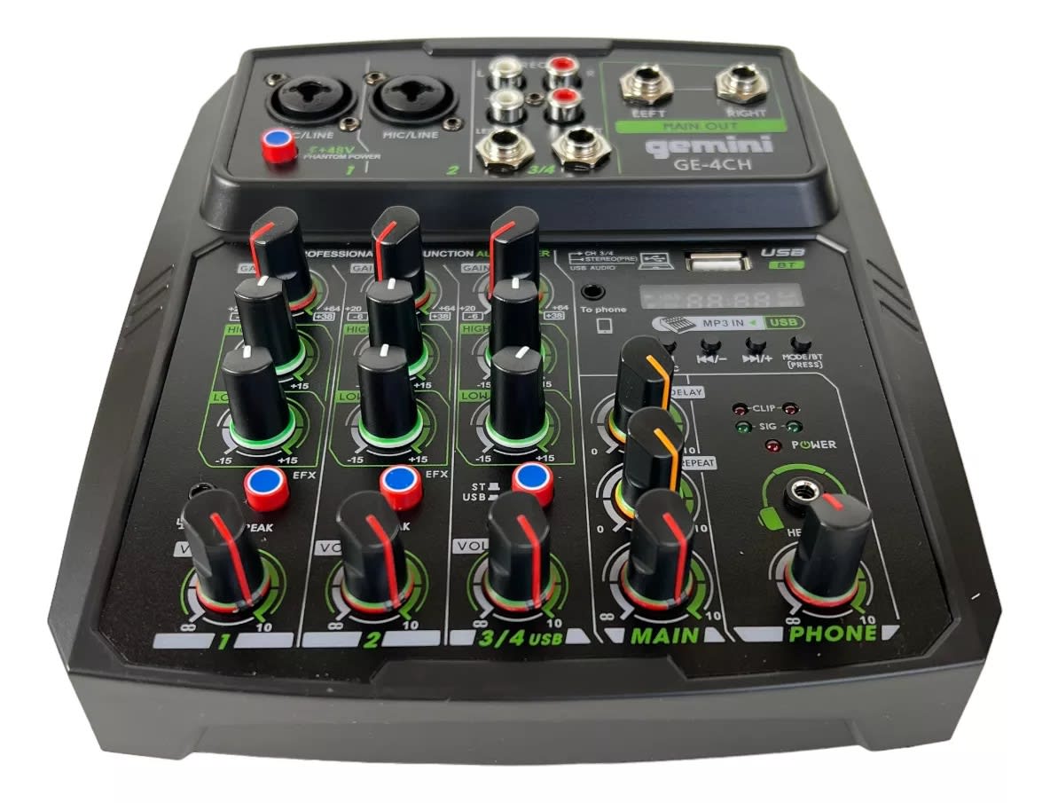 MINI MIXER 4 CHANNEL MOD.GE-4CH GEMINI4