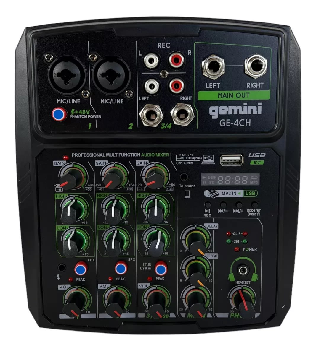 MINI MIXER 4 CHANNEL MOD.GE-4CH GEMINI1