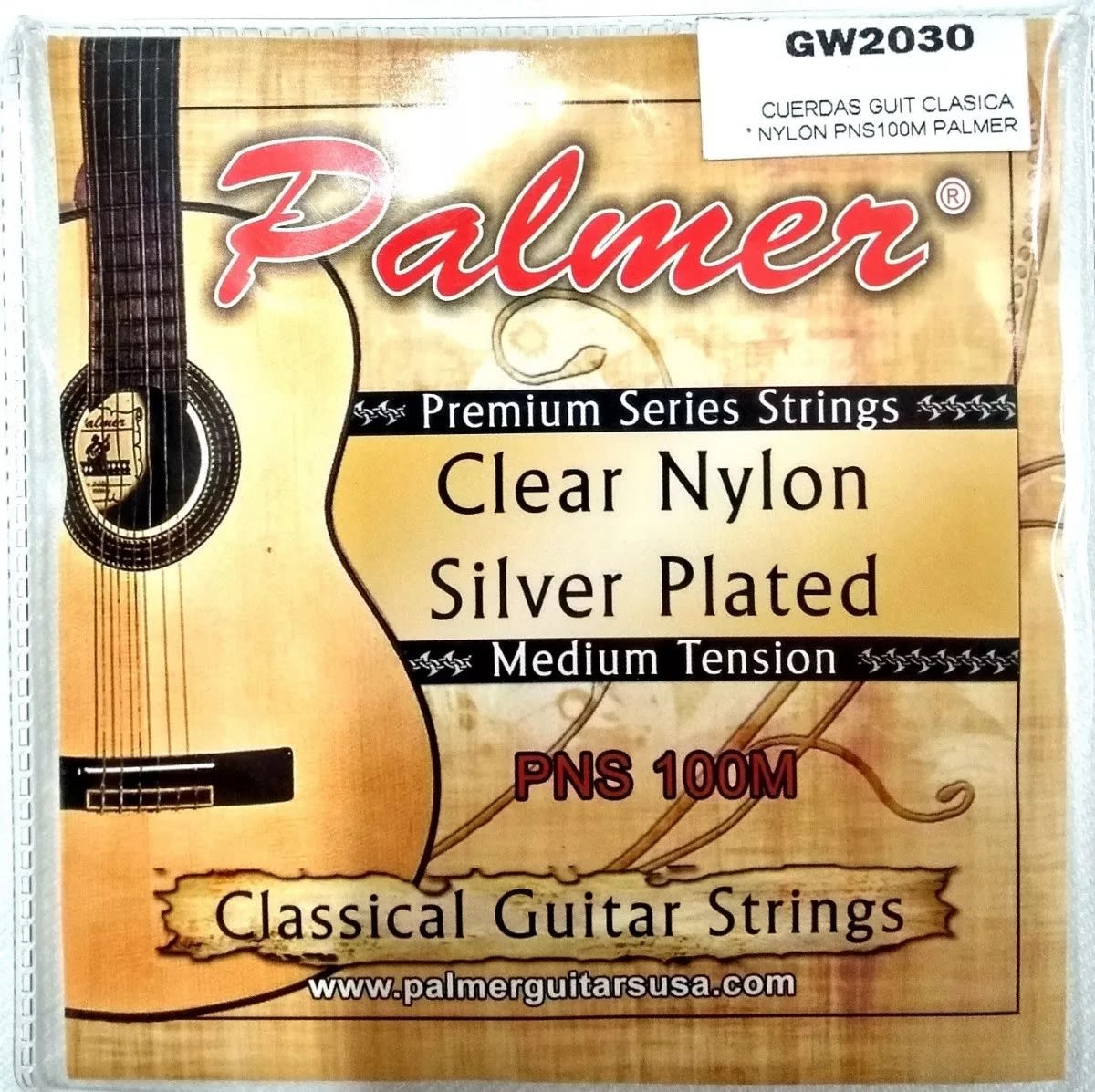 CUERDAS DE GUITARRA NYLON PALMER1