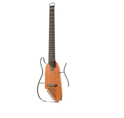 Guitarra Electroacústica de viaje HUSH-I Donner Caoba1