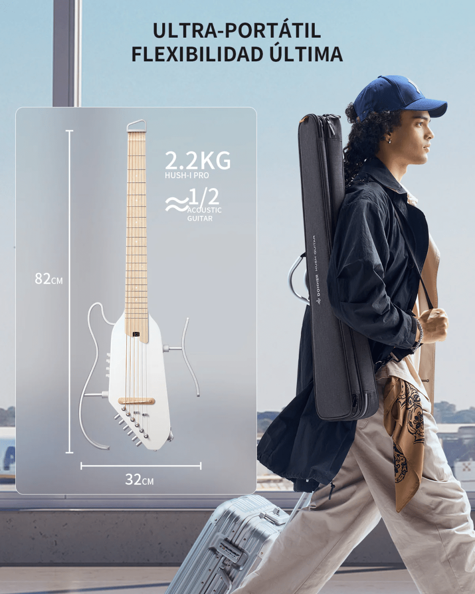 Guitarra Electroacústica HUSH-I Pro Donner9