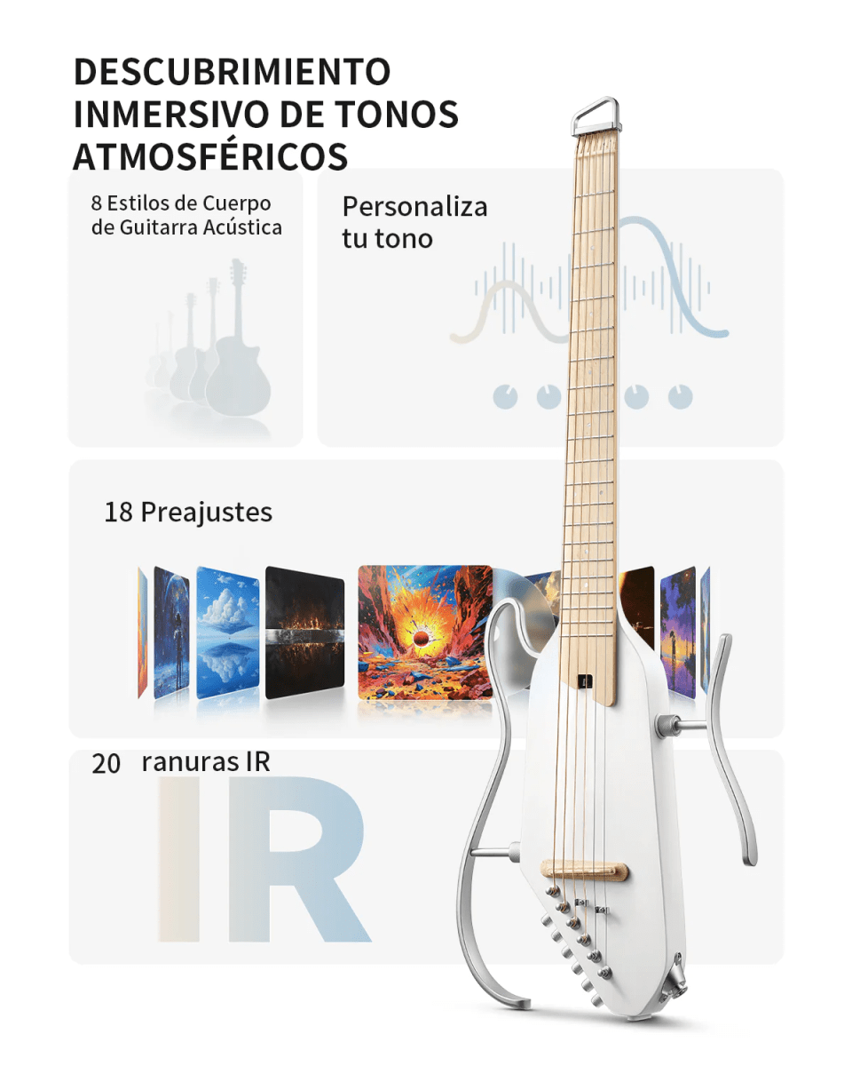 Guitarra Electroacústica HUSH-I Pro Donner4