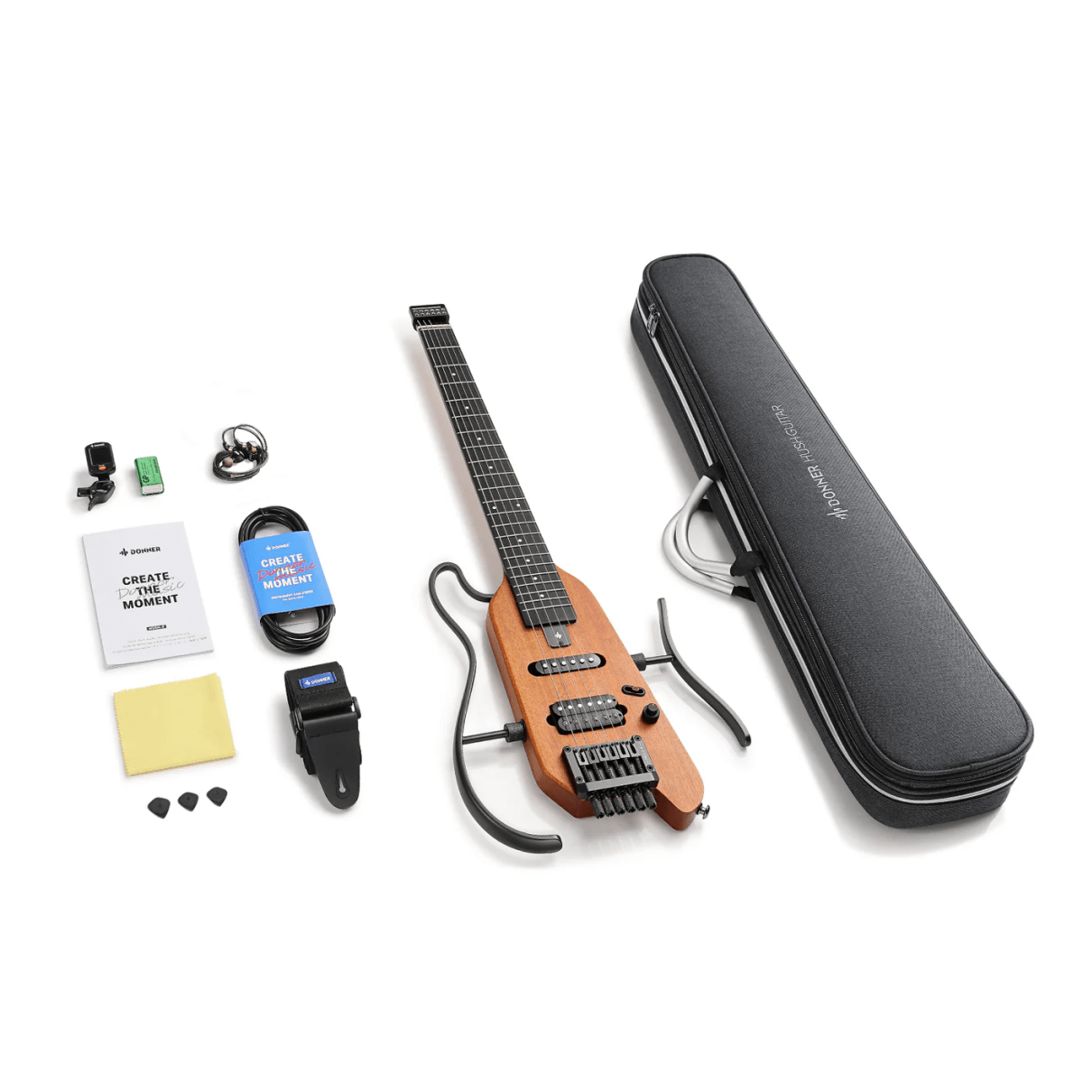 Guitarra eléctrica HUSH-X Donner Natural7