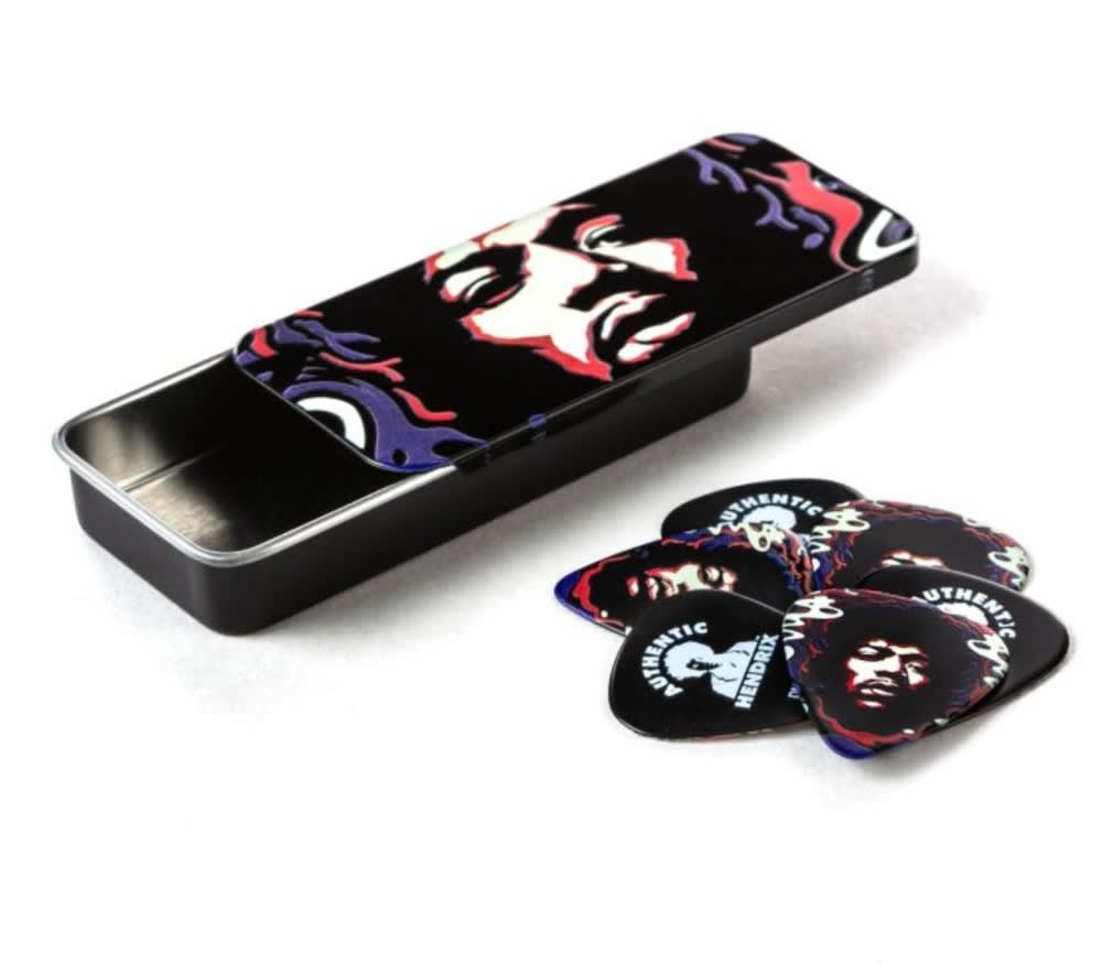 JIM DUNLOP (JH-PT15H) HENDRIX STAR HAZE PICK TIN x6 PUAS1