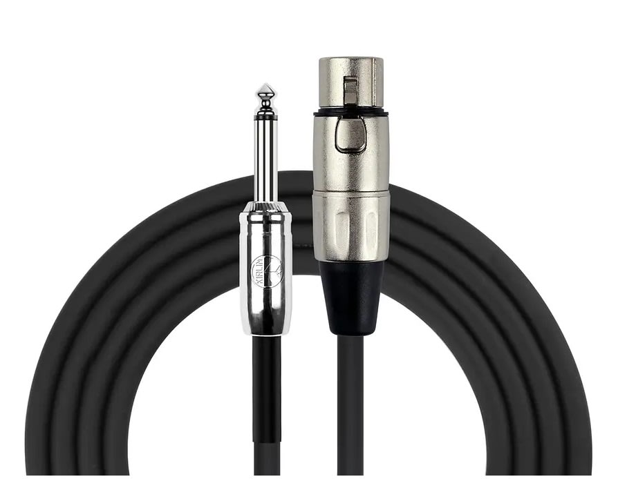 CABLE XLR HEMBRA A PLUG MONO MACHO 10 MTS KIRLIN1
