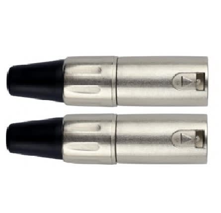 CONECTOR XLR MACHO PLATEADO KIRLIN1
