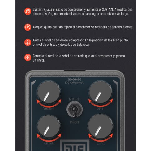 Pedal compresor LAX COMP Donner2