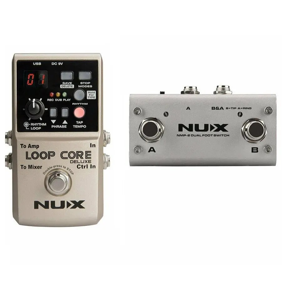 PEDAL LOOP CORE DELUXE STOMPOX GUITARRA NUX4