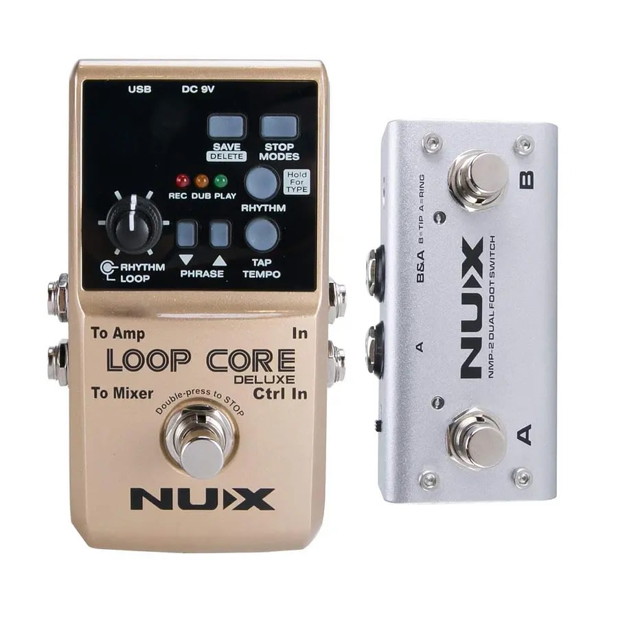 PEDAL LOOP CORE DELUXE STOMPOX GUITARRA NUX5
