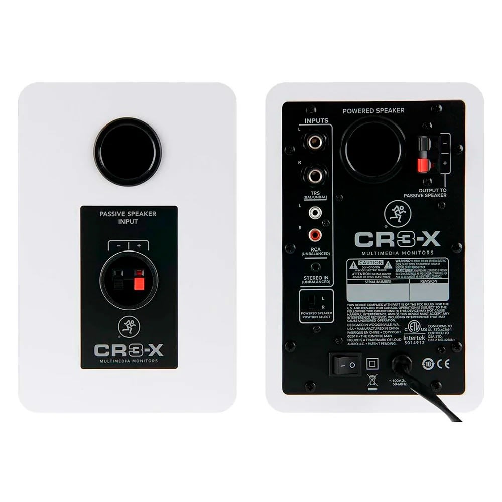 MONITORES DE ESTUDIO (PAR) 3 - 50W BLANCOS (EDICION LTDA) B MACKIE2