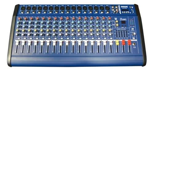 CONSOLA POWER MIXER 16CH BLUETH+ USB MEKSE1