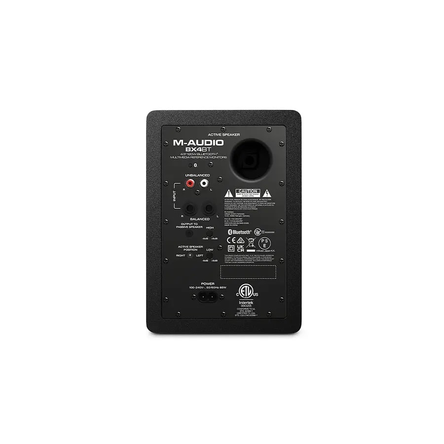 Monitores De Estudio 4,5'' Par BT Bx4PairBt M-Audio1