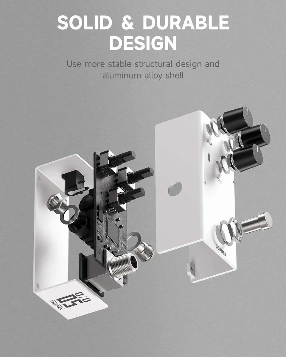 Pedal de overdrive análogo O/D 052