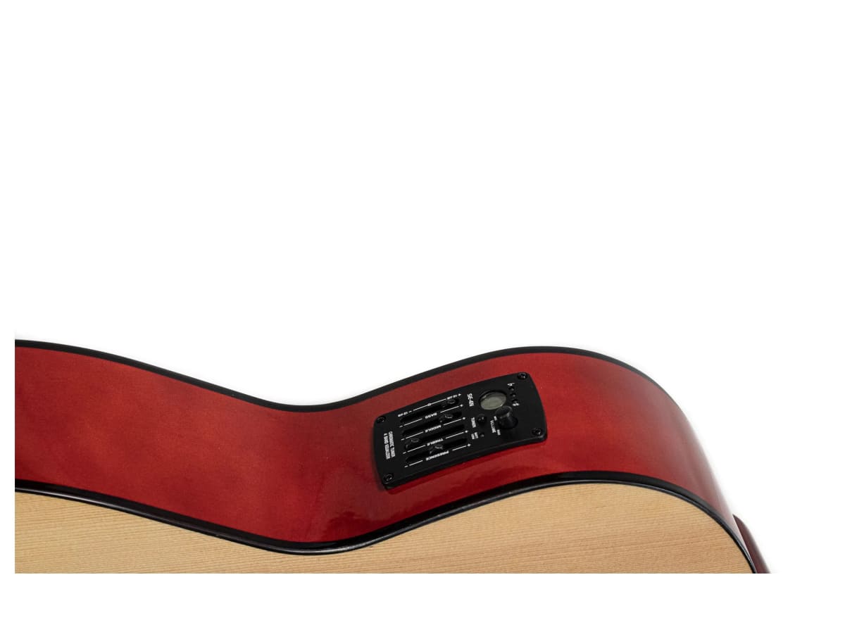 Pack de guitarra eléctroacústica Freeman FRCG44EQ - Natural3