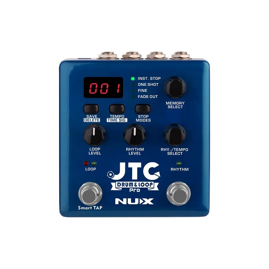 Pedal Looper y Caja de Ritmos NUX para Guitarra JTC NDL-51