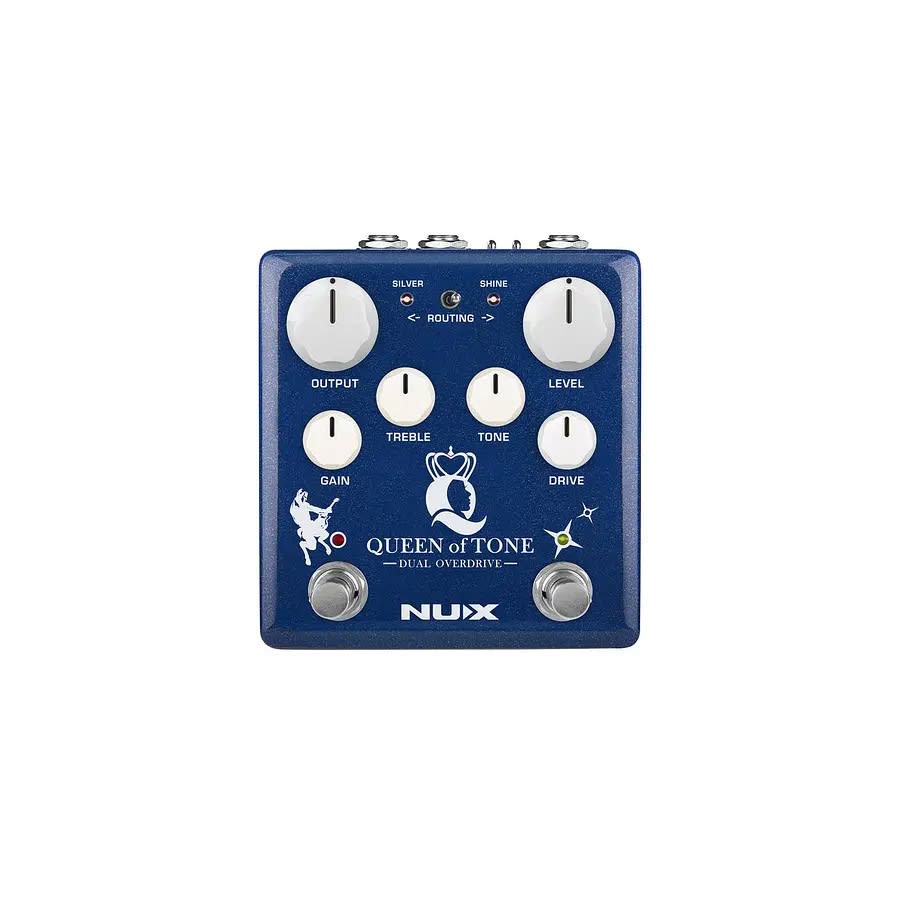 Pedal de Efecto Overdrive Dual NUX Ace of Tone NDO-61