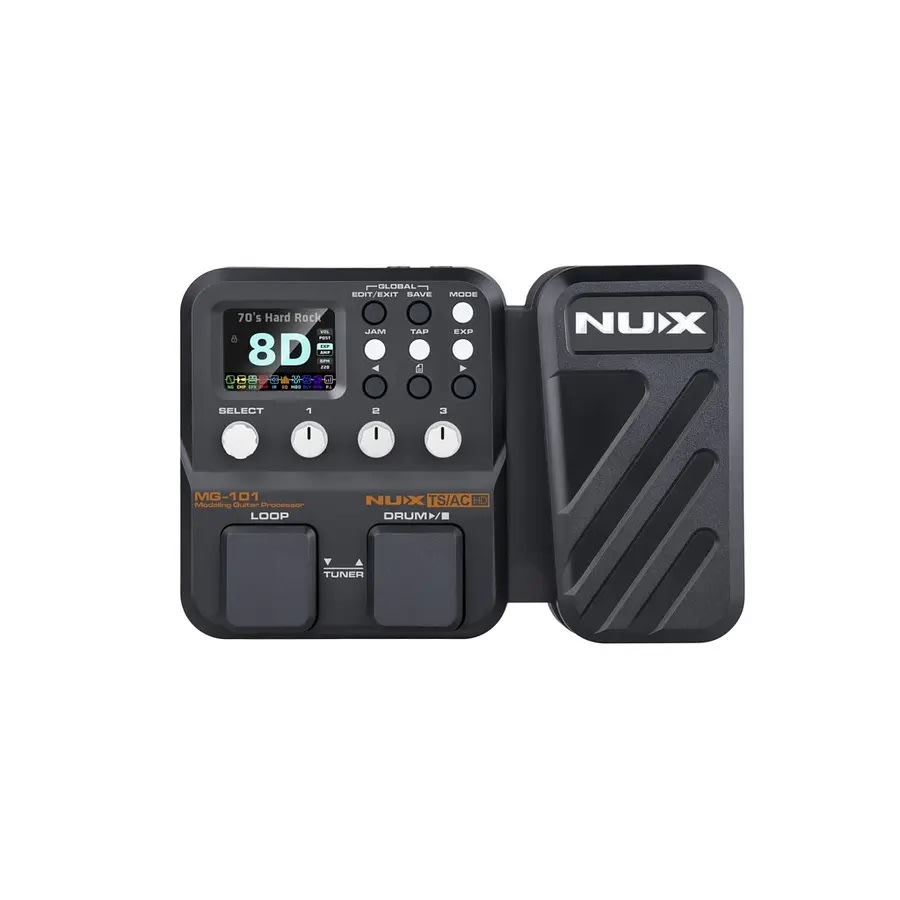 Pedal Multiefecto Para Guitarra MG-101 NUX1