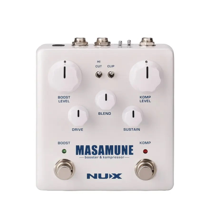 Pedal de Efectos Nux Booster y Compresor Masamune NBK-51