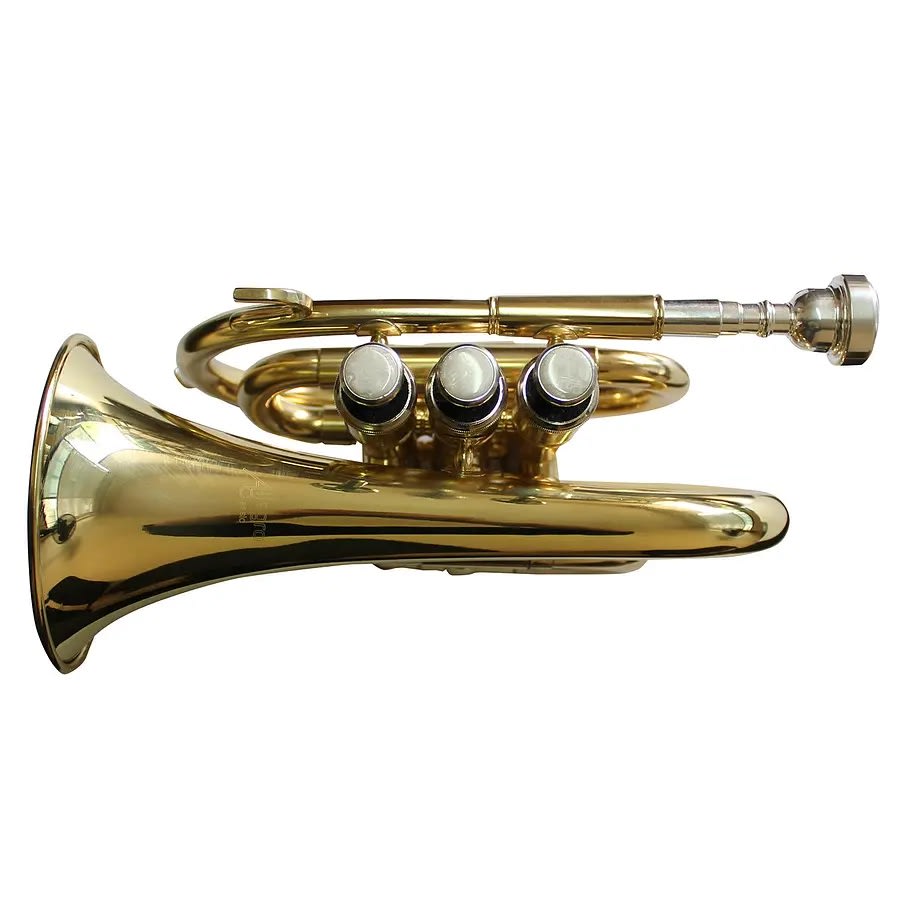 TROMPETA POCKET ALLEGRO (BB) DORADA1