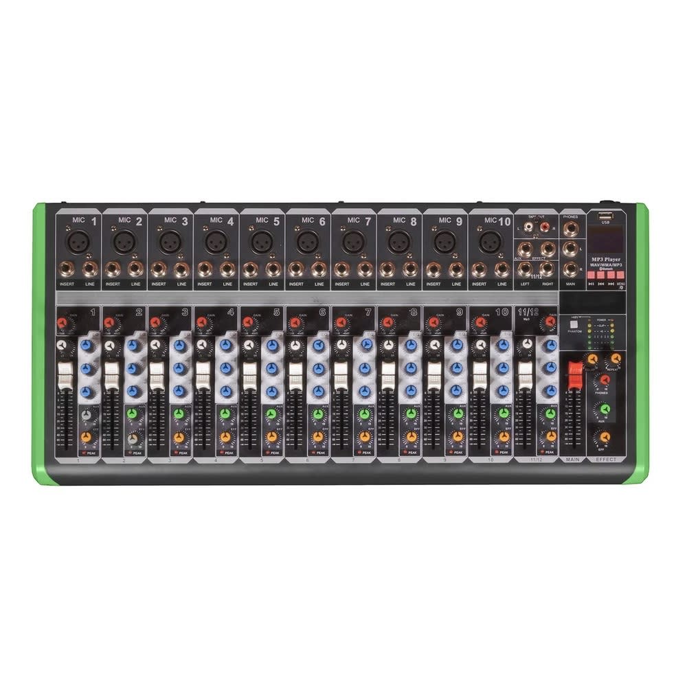 CONSOLA MIXER 10 CANALES PRO BASS1