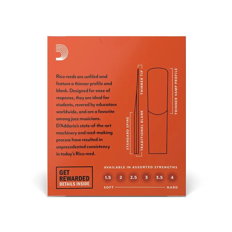 CAÑA SAXOFON 3 ALTO PACK 10 RICO DADDARIO2