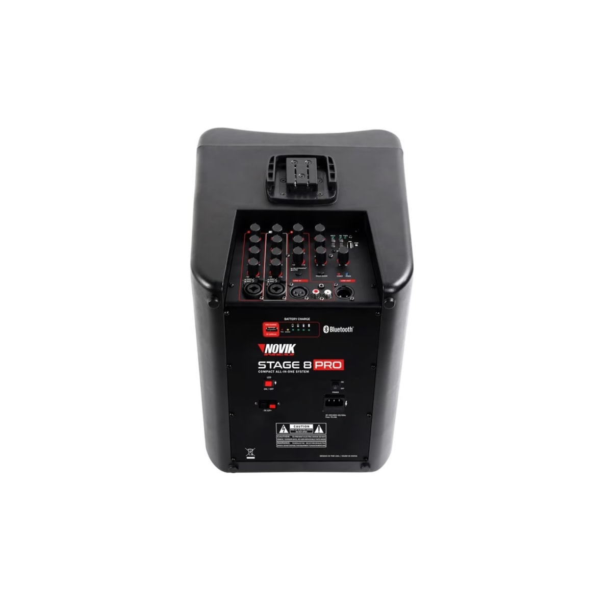 SISTEMA DE SONIDO PORTATIL CON BATERIA NOVIK STAGE 8PRO3