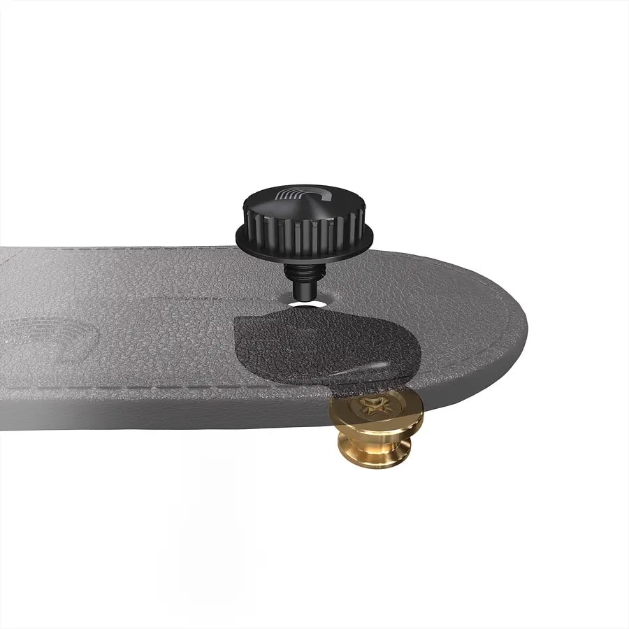 STRAP LOCK GOLDXLR8 DADDARIO2