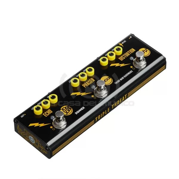 Pedal de efectos múltiples Triple Threat Donner5