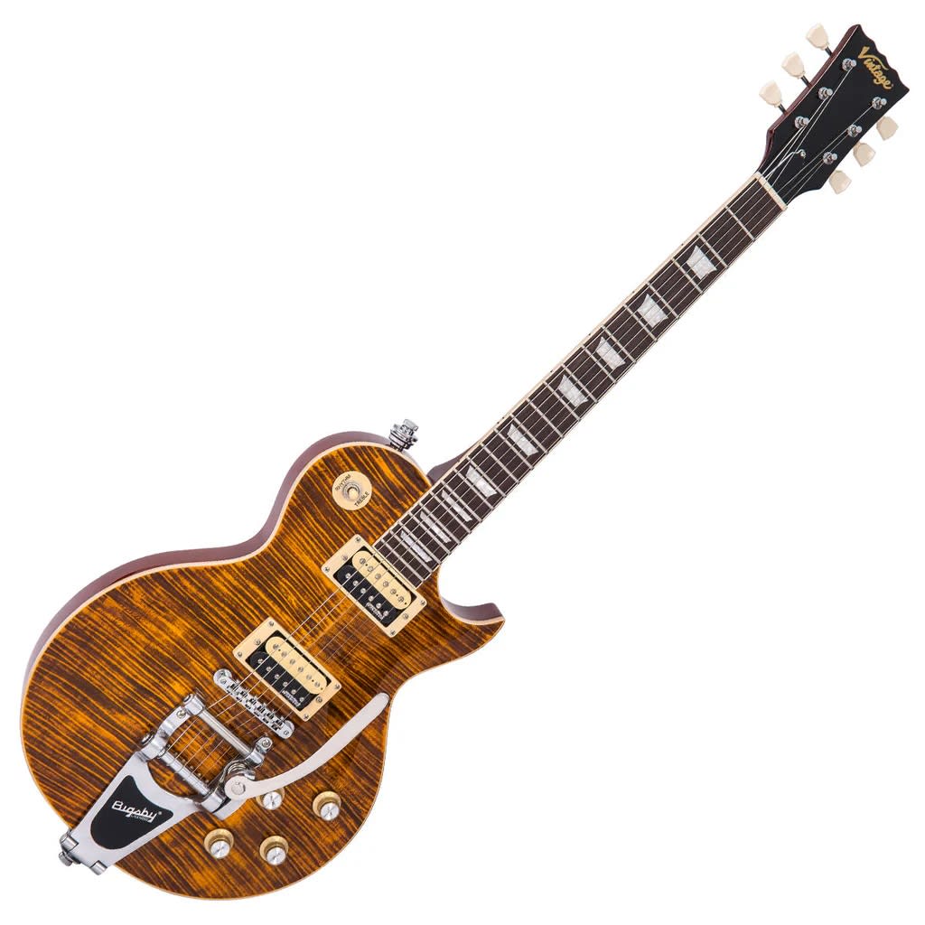 Guitarra Electrica REISSUED AMBER C/BRIDGE BIGSBY VINTAGE2
